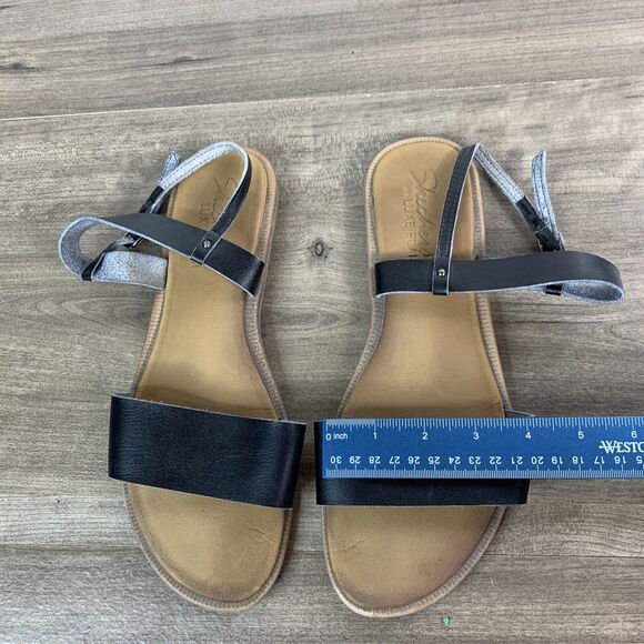 Skechers Womens Luxe Foam Sandals Size 10 Open Toes Ankle Strap - Picture 2 of 10